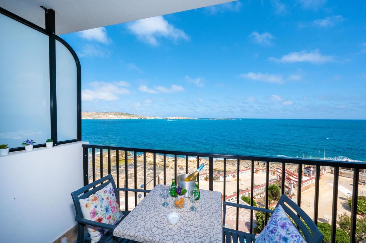 Islet Promenade Seafront 1 Bedroom Apartment With Sea View Balcony By Getawaysmalta St. Paul's Bay Exterior foto