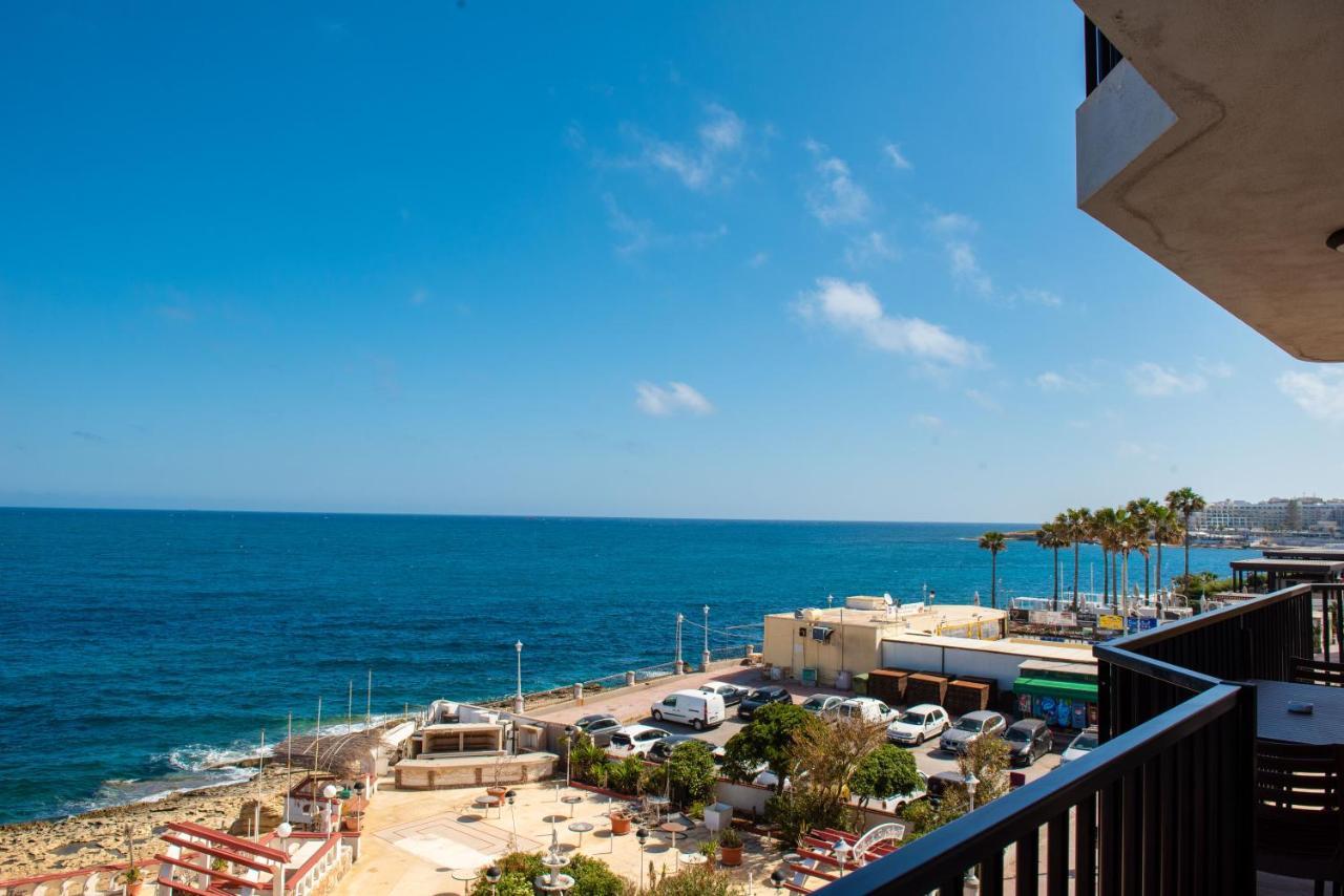 Islet Promenade Seafront 1 Bedroom Apartment With Sea View Balcony By Getawaysmalta St. Paul's Bay Exterior foto